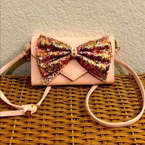 Betsey Johnson Sequin Bow Purse